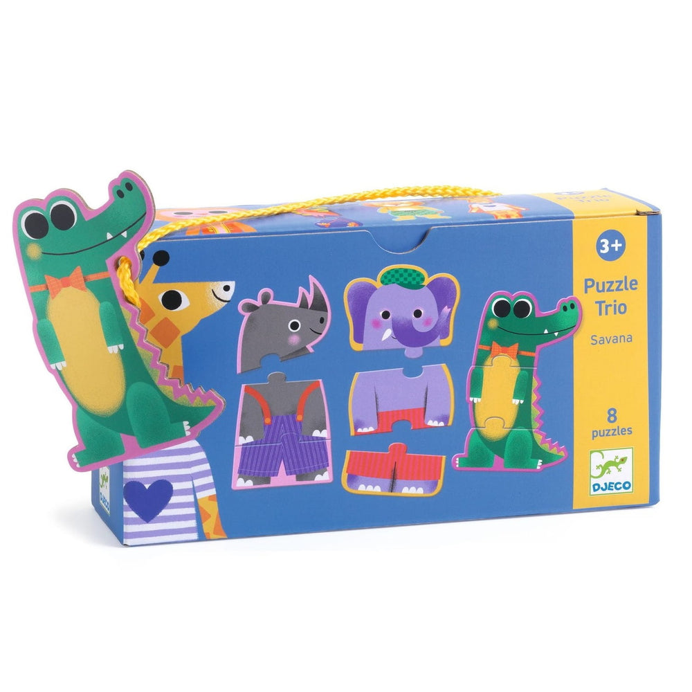 Puzzle-Trio  für die Kleinsten - Savanne - Tublu.de