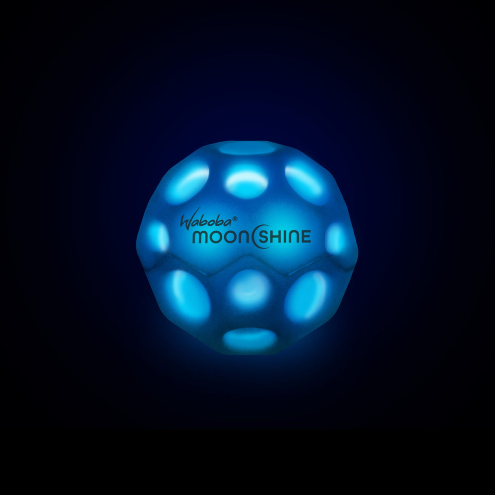Leuchtender Moonshine Ball - blau