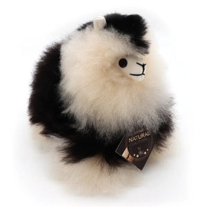 Fluffiges Alpaka Naturals-Kuscheltier – Espresso 15 cm