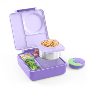 Lunchbox mit Thermoskanne OmieBox – Lilac Purple