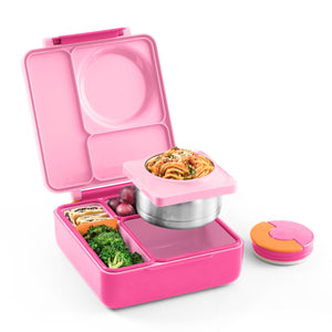 Lunchbox mit Thermoskanne OmieBox – Pixie Pink