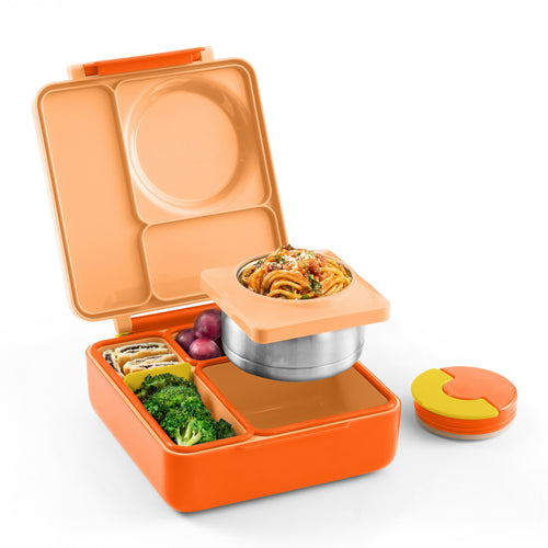 Lunchbox mit Thermoskanne OmieBox – Poppy Orange