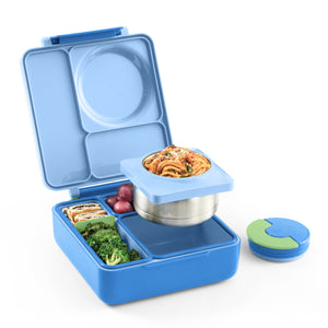 Lunchbox mit Thermoskanne OmieBox – Sea Blue