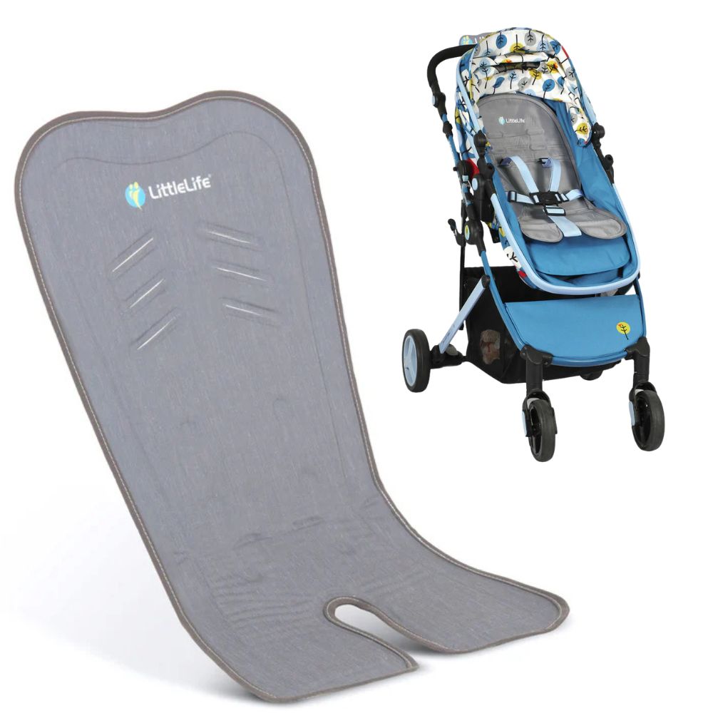Kühlmatte für Kinderwagen – grau