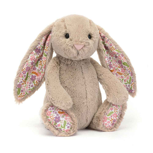 Pluszowy królik z kwiecistymi uszami Petal Jellycat - beżowy 31 cm