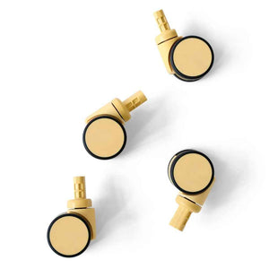 Rollen-Set für MODU Aufbewahrungsbox – 4 Räder in Honey Yellow