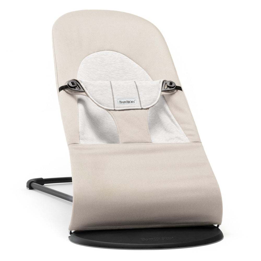 Babywippe BALANCE SOFT – Beige/Grau Jersey