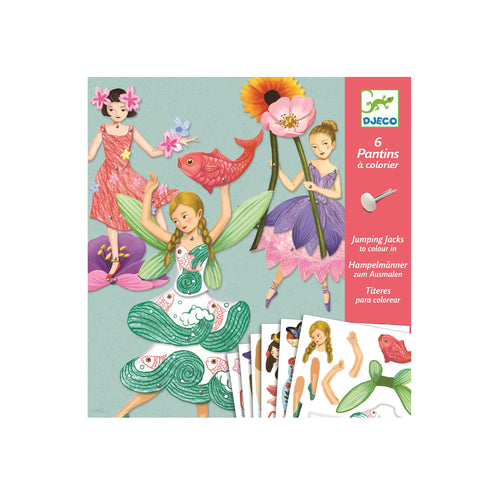 Kunstset mit beweglichen Elementen  – Feen - Tublu.de