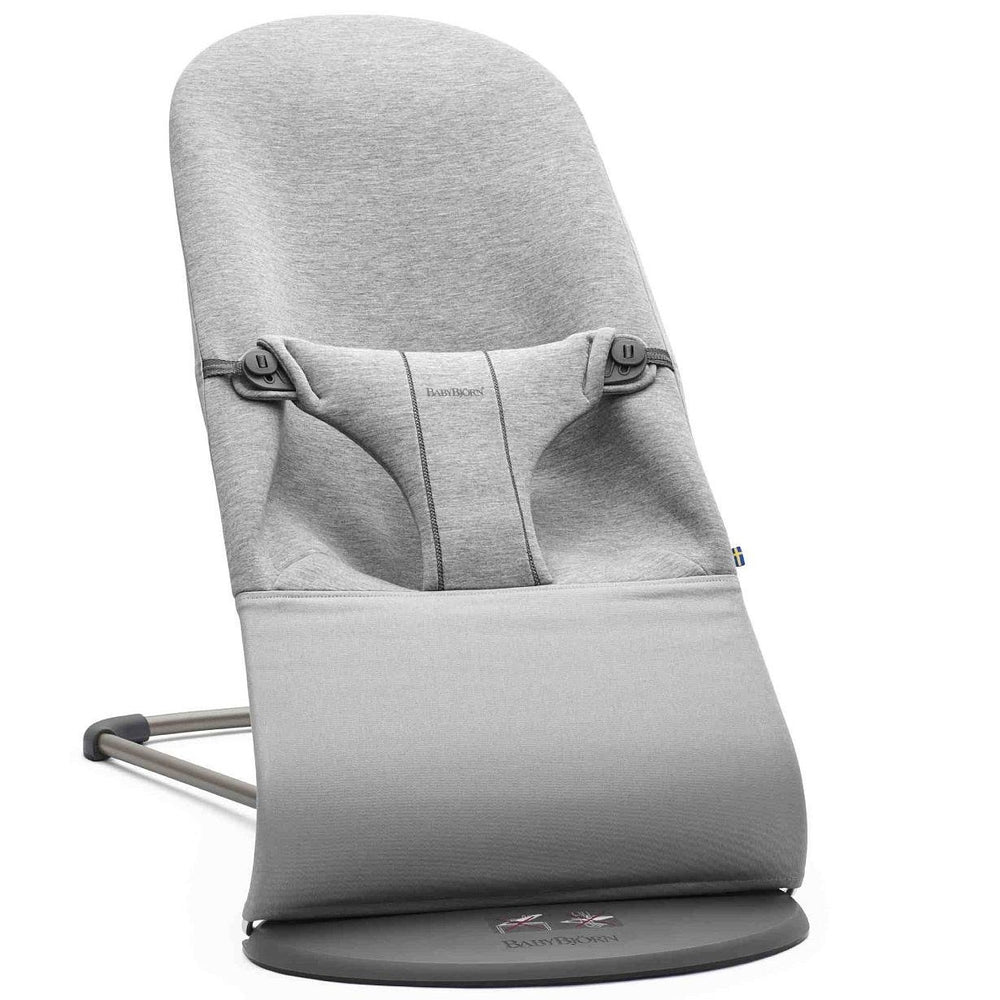 Babywippe BLISS 3D – Hellgrau Jersey