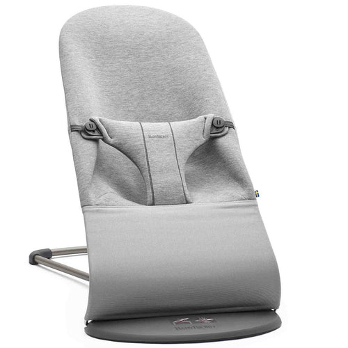 Babywippe BLISS 3D – Hellgrau Jersey