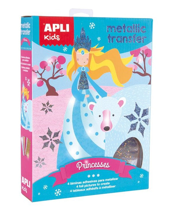 Kunstset mit Abziehbildern und Folie – Prinzessinnen - Tublu.de