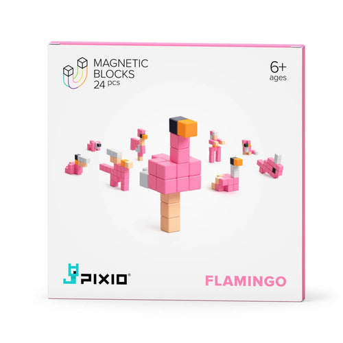 Magnetische Bausteine Flamingo