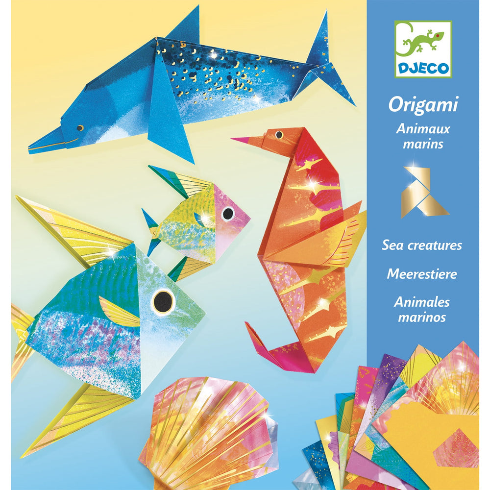 Origami-Kunstset – Metallische Meerestiere - Tublu.de