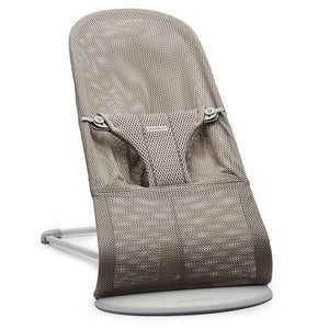 Babywippe BLISS MESH – Grau-Beige