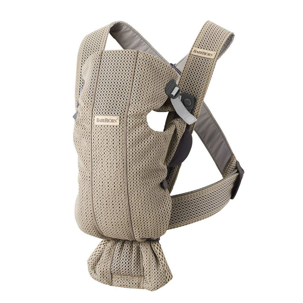 Babytrage MINI 3D Mesh – Grau-Beige