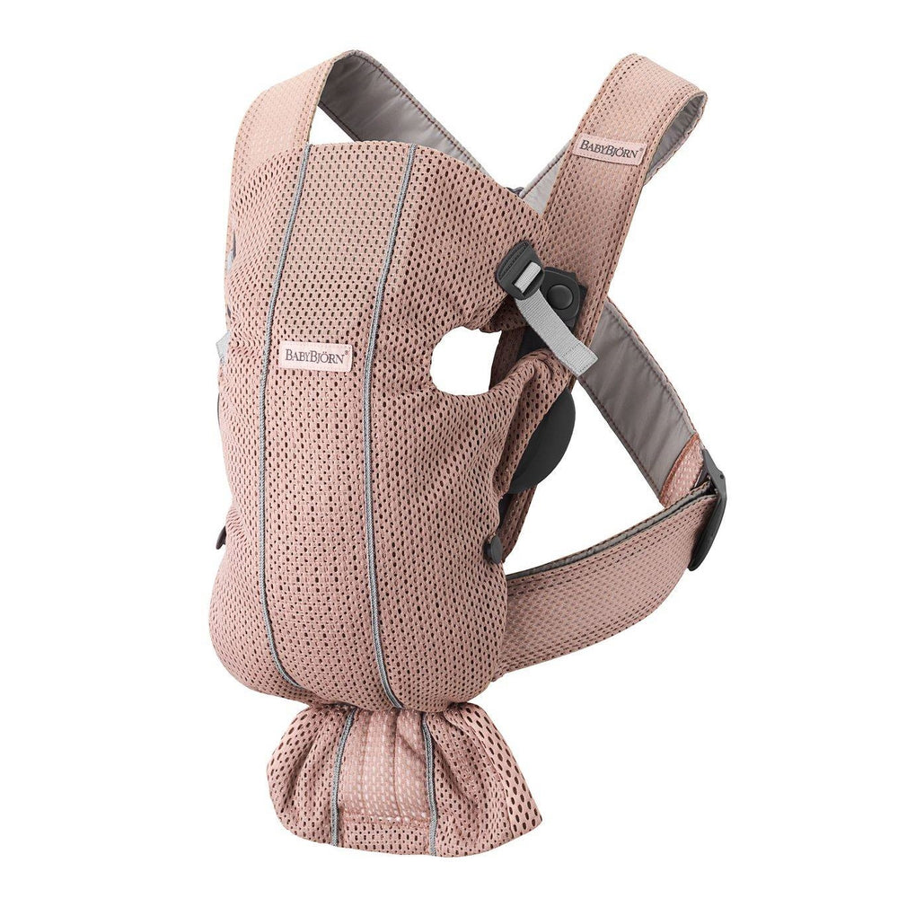 Babytrage MINI 3D Mesh – Gedämpftes Rosa