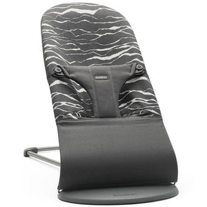 Babywippe BLISS COTTON – Anthrazit/Landscape Print