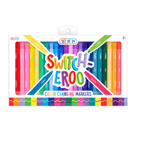 Farbwechselnde Filzstifte – Switch-Eroo, 24er-Set