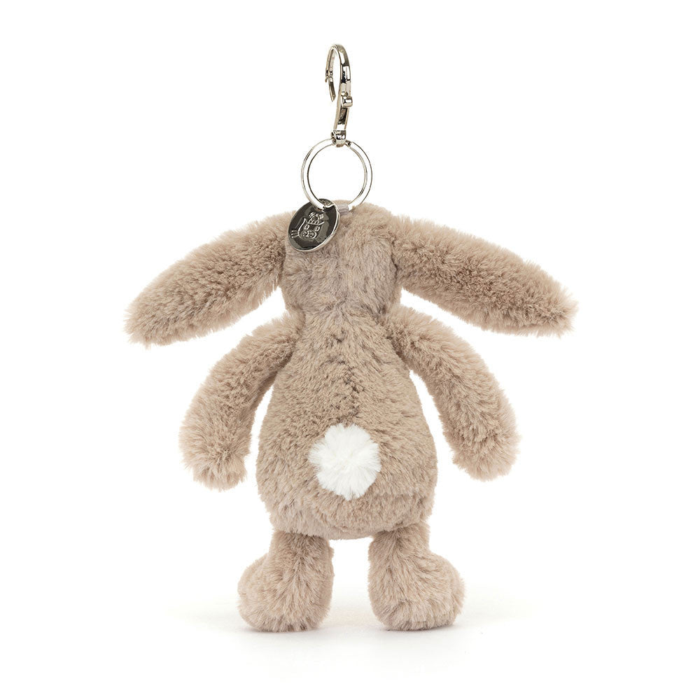 Jellycat Schlüsselanhänger Hase Beige 18 cm aus weichem Plüsch mit langen Ohren