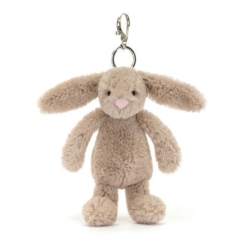 Jellycat Schlüsselanhänger Hase Beige 18 cm aus weichem Plüsch mit langen Ohren