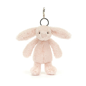 Jellycat Schlüsselanhänger Hase  - Puderrosa 18 cm aus weichem Plüsch mit langen Ohren