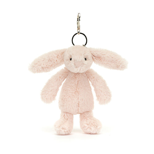 Jellycat Schlüsselanhänger Hase  - Puderrosa 18 cm aus weichem Plüsch mit langen Ohren