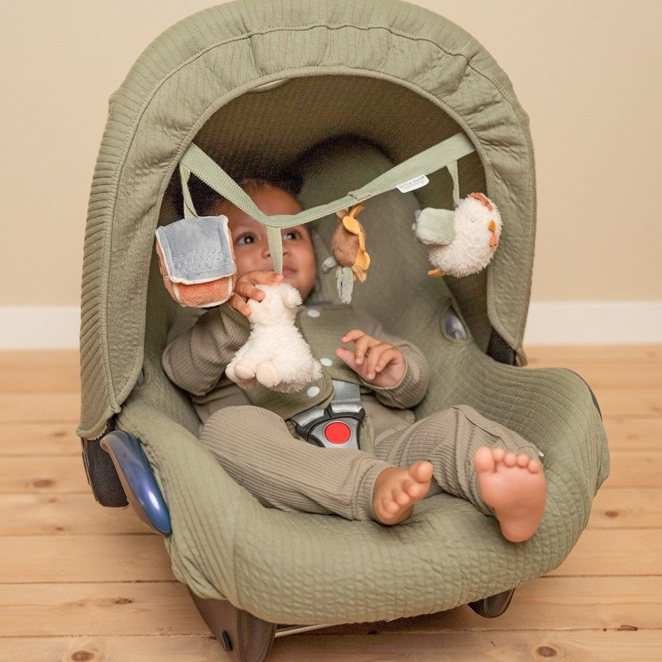 Spielzeug für Kinderwagen und Autositze