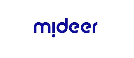 Logo der Marke mideer für kreatives und lehrreiches Entwicklungsspielzeug für Kinder