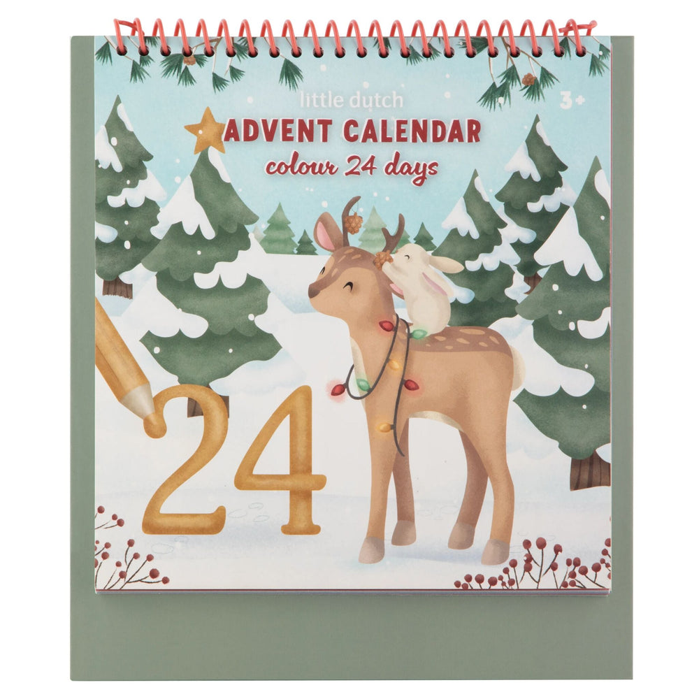 Little Dutch Ausmal-Adventskalender Essentials X-MAS