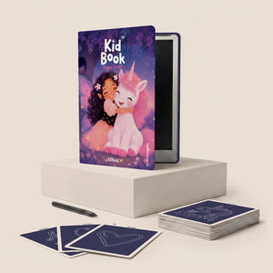 Grafiktablett mit Arbeitsblättern zum Zeichnen KidBook - Magic Forest
