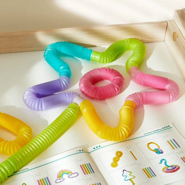 Set mit leuchtenden Sensorröhren