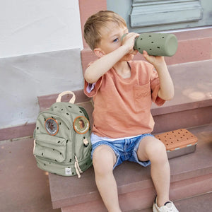 Kindergartenrucksack Mini – Happy Prints Olivgrün