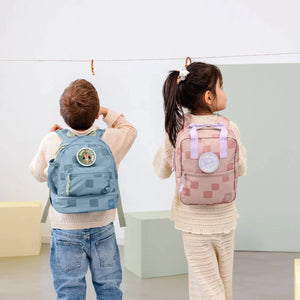 Kindergartenrucksack – Pattern Party Blue