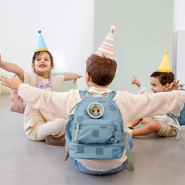 Kindergartenrucksack – Pattern Party Blue