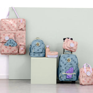 Kindergartenrucksack Mini eckig – Pattern Party Rose