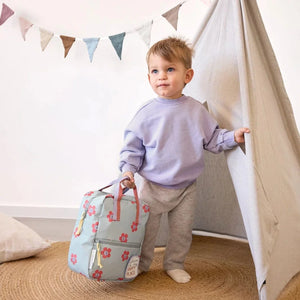 Kindergartenrucksack Mini eckig – Happy Trails Flower