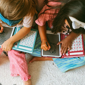 Grafik-Tablet zum Zeichnen mit Schablonen Kidydraw Mini – Haustiere