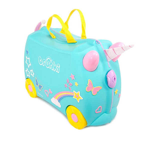 Kinderkoffer – Einhorn Una + Aufkleber