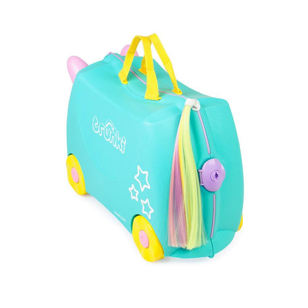 Kinderkoffer – Einhorn Una + Aufkleber