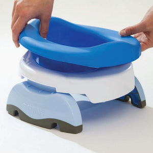 2-in-1 Töpfchen & WC-Aufsatz – Weiß-Blau