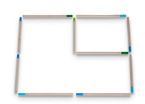 Puzzlespiel mit Streichhölzern
