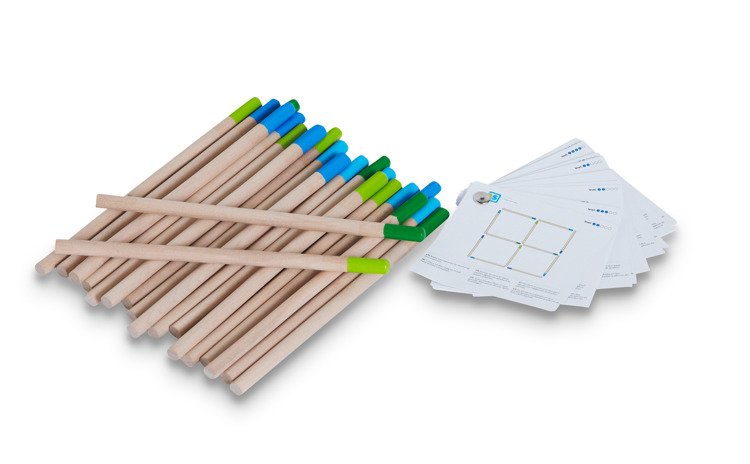Puzzlespiel mit Streichhölzern
