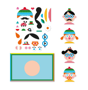 Magnetisches Puzzle – Gesichter - Tublu.de