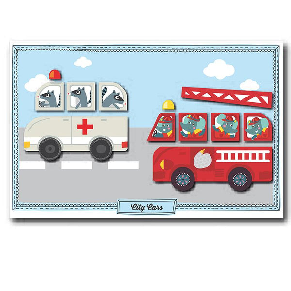 Magnetisches Puzzle – Fahrzeuge - Tublu.de