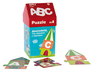 Puzzle im Kartonhaus – Buchstaben 3+ - Tublu.de