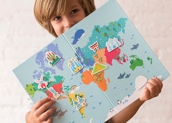 Magnetisches Puzzle – Weltkarte - Tublu.de