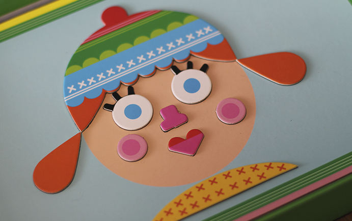 Magnetisches Puzzle – Gesichter