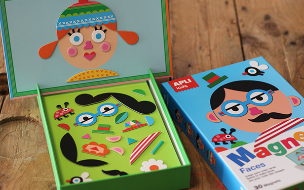 Magnetisches Puzzle – Gesichter - Tublu.de