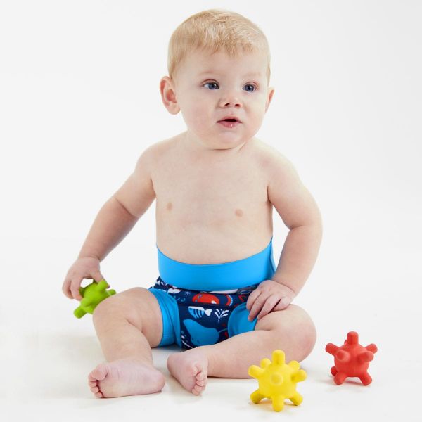Schwimmwindel Happy Nappy 12-24 Monate Meereswelt (XL)