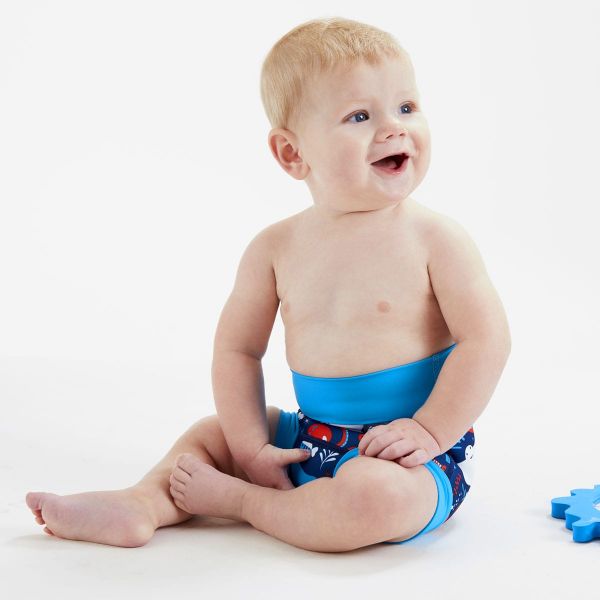 Schwimmwindel Happy Nappy 12-24 Monate Meereswelt (XL)